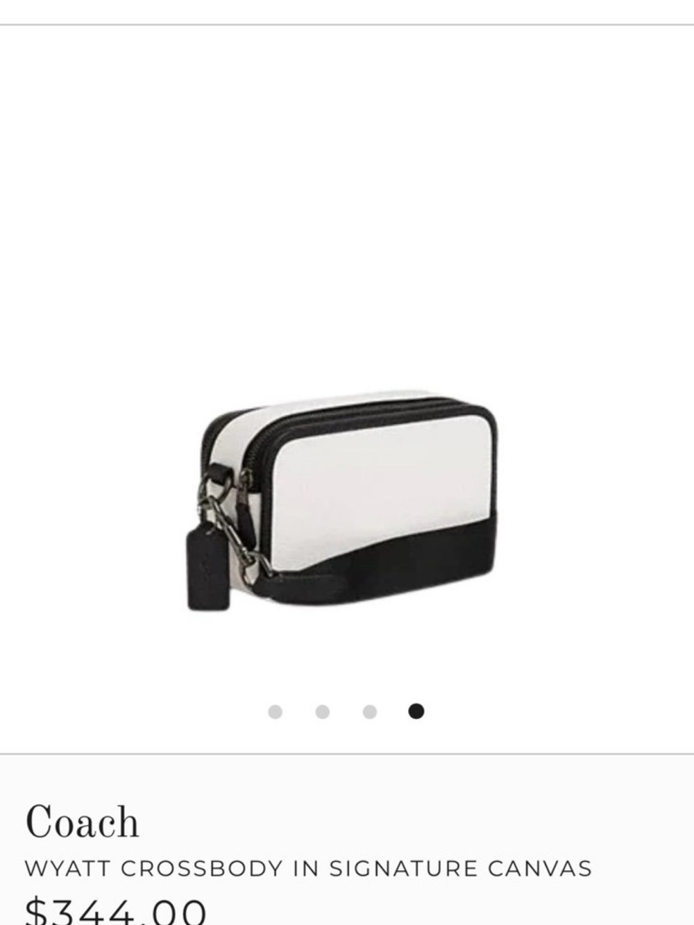 Coach WYATT CROSSBODY IN SIGNATURE CANVAS - Picture 12 of 12